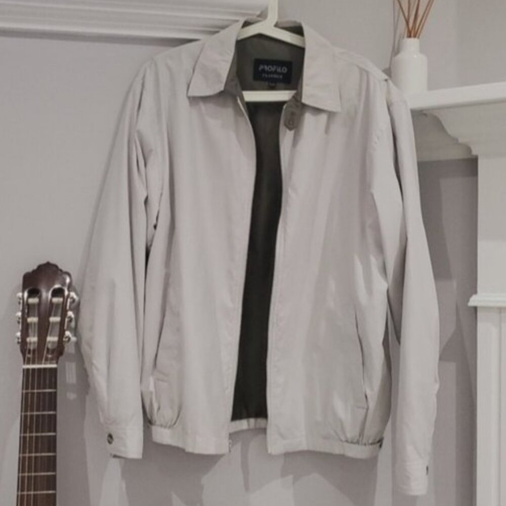 Vintage 1980s Profilo Classics Suede like Jacket with interior utility pockets